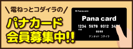 電ねっとコダイラのパナカード